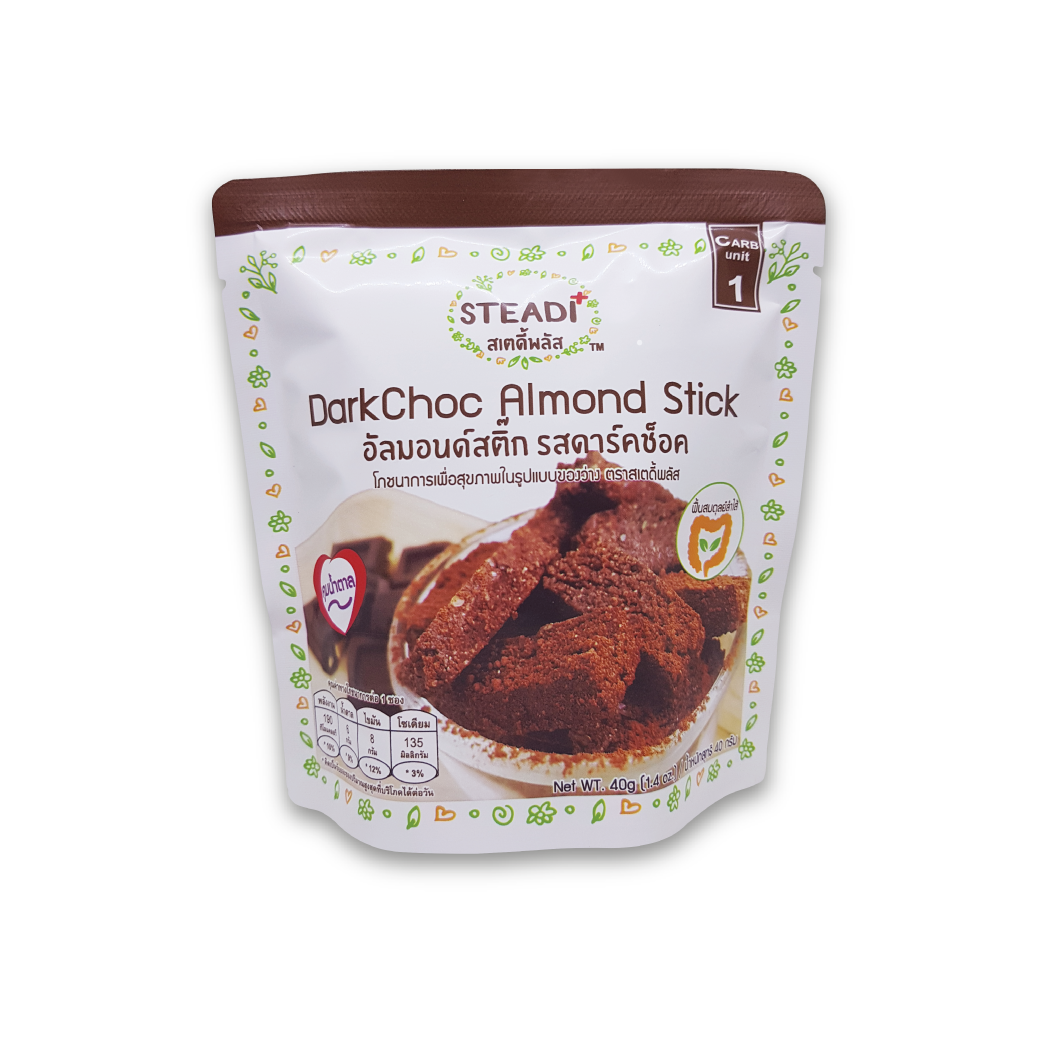 Almond-Stick-Darkchocolate Steadiplus Almond Stick Dark Chocolate